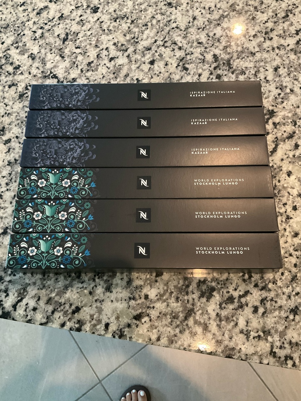 6 sleeves Nespresso Original Pods